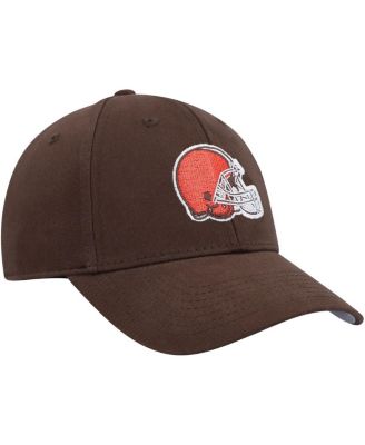 Preschool Boys and Girls Brown Cleveland Browns Team Logo MVP Adjustable Hat