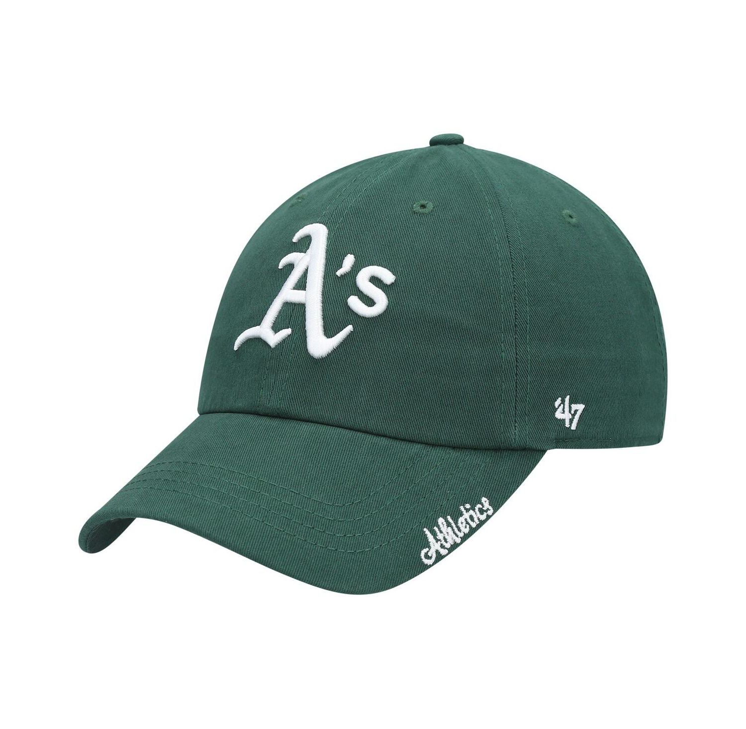 Women's Green Oakland Athletics Team Miata Clean Up Adjustable Hat