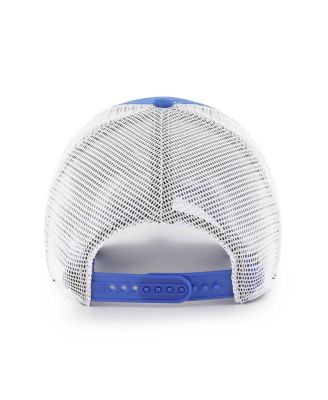 Men's Royal, White Los Angeles Rams Highline Clean Up Trucker Snapback Hat