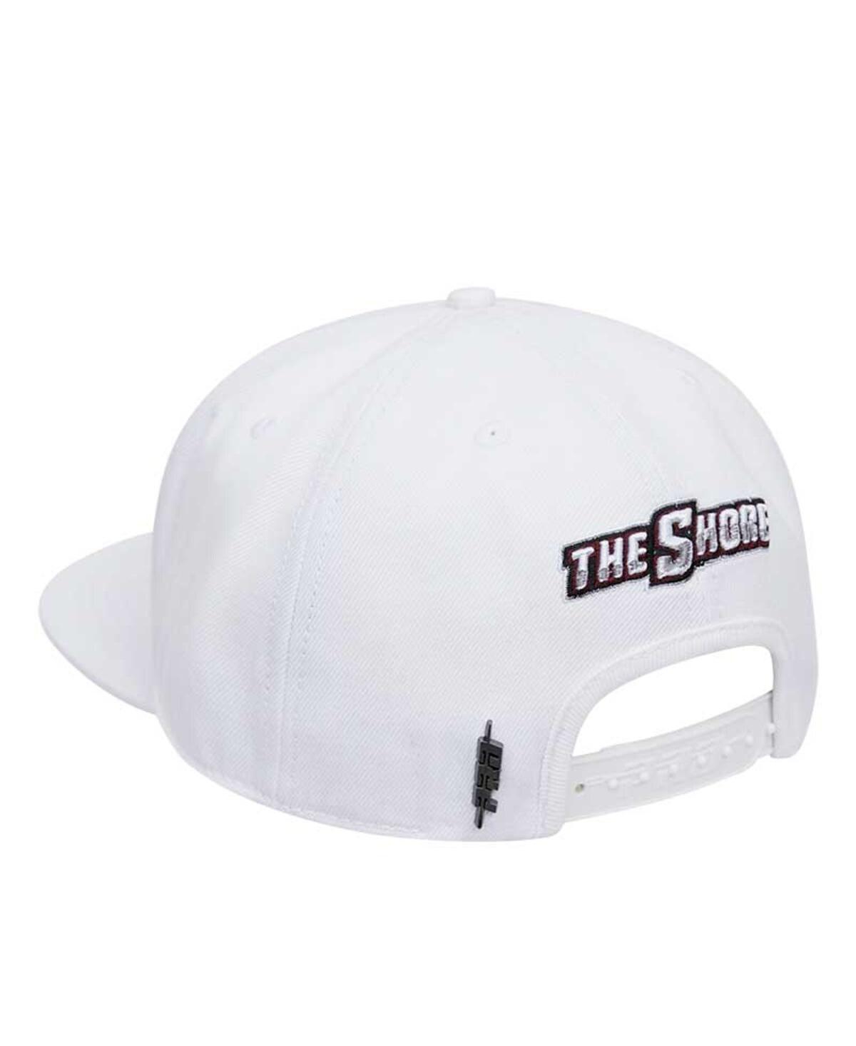 Pro Standard White Maryland Eastern Shore Hawks Mascot Evergreen Wool Snapback Hat In White