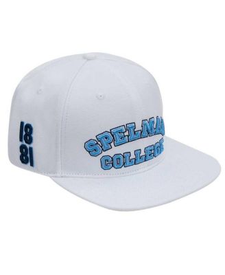 Men's White Spelman College Jaguars Primary Logo Evergreen Wool Snapback Hat