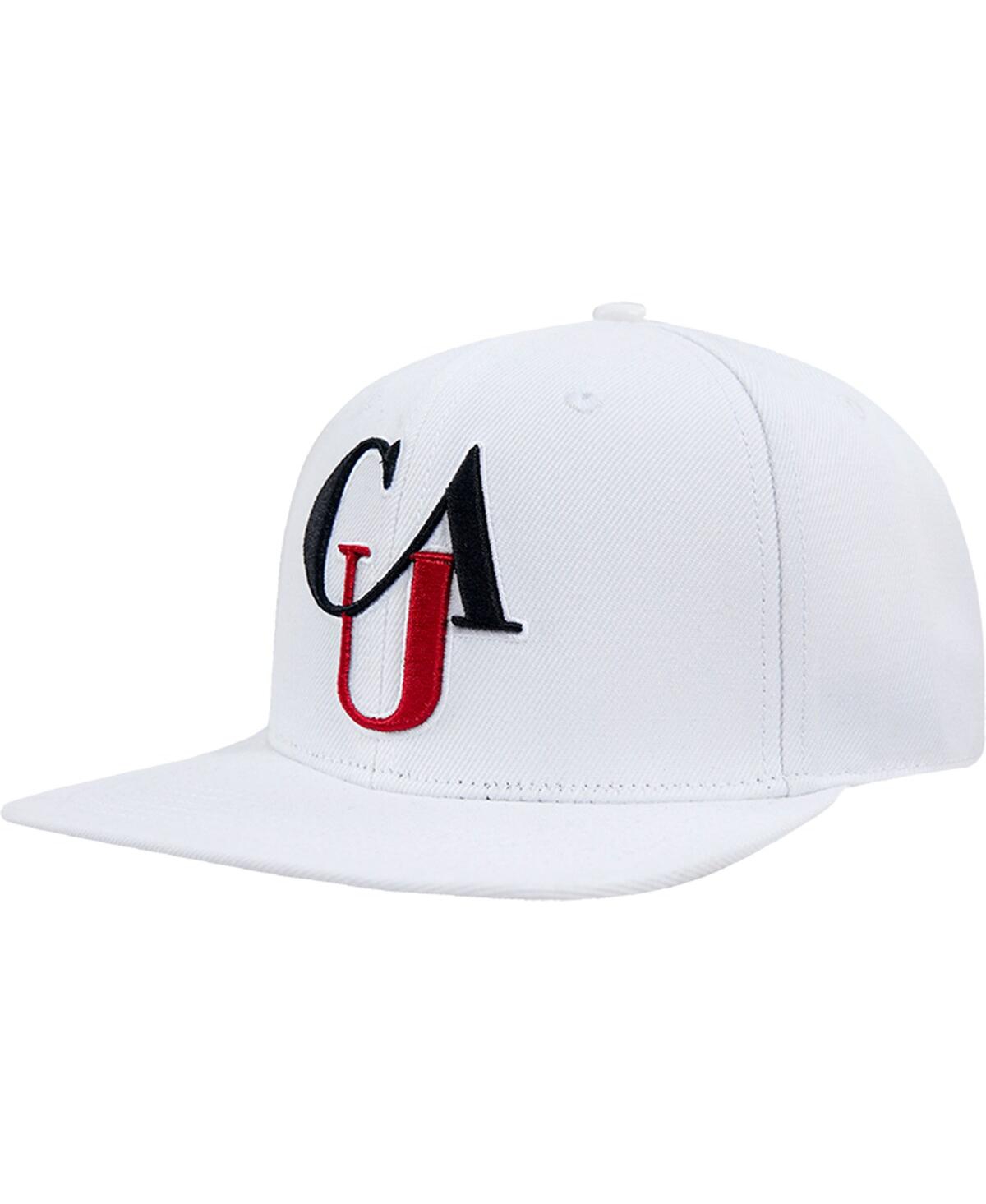 PRO STANDARD MEN'S PRO STANDARD WHITE CLARK ATLANTA UNIVERSITY PANTHERS EVERGREEN WOOL SNAPBACK HAT 