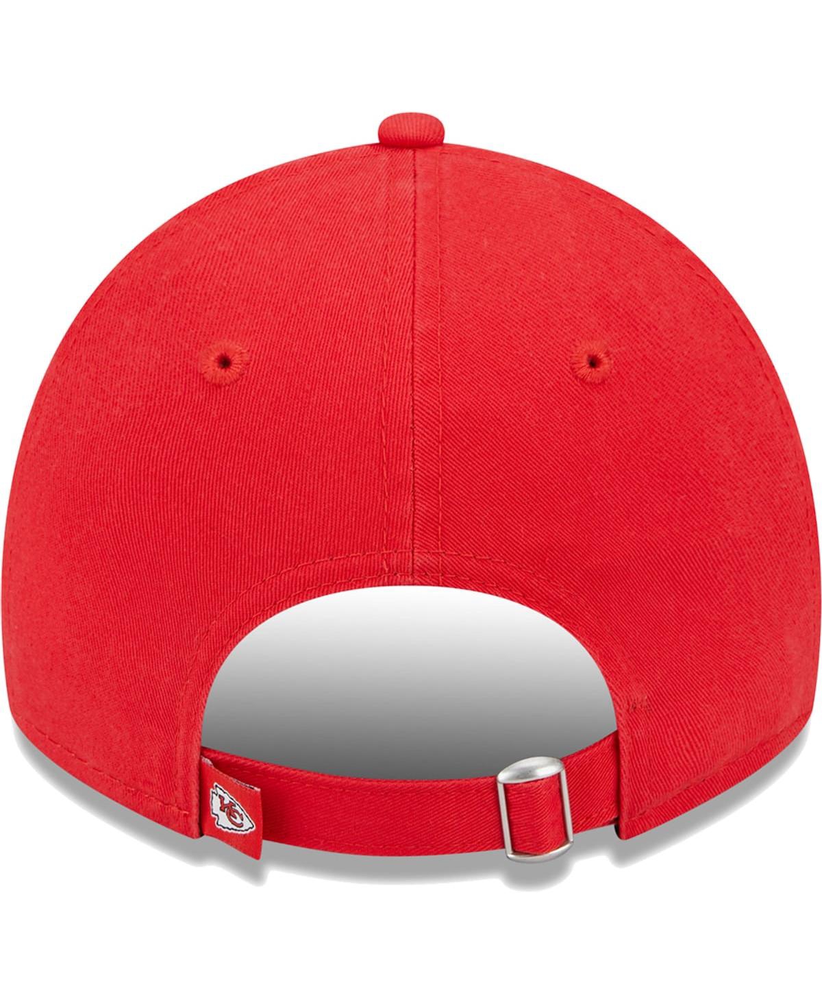 Shop New Era Women's  Red Kansas City Chiefs Leaves 9twenty Adjustable Hat
