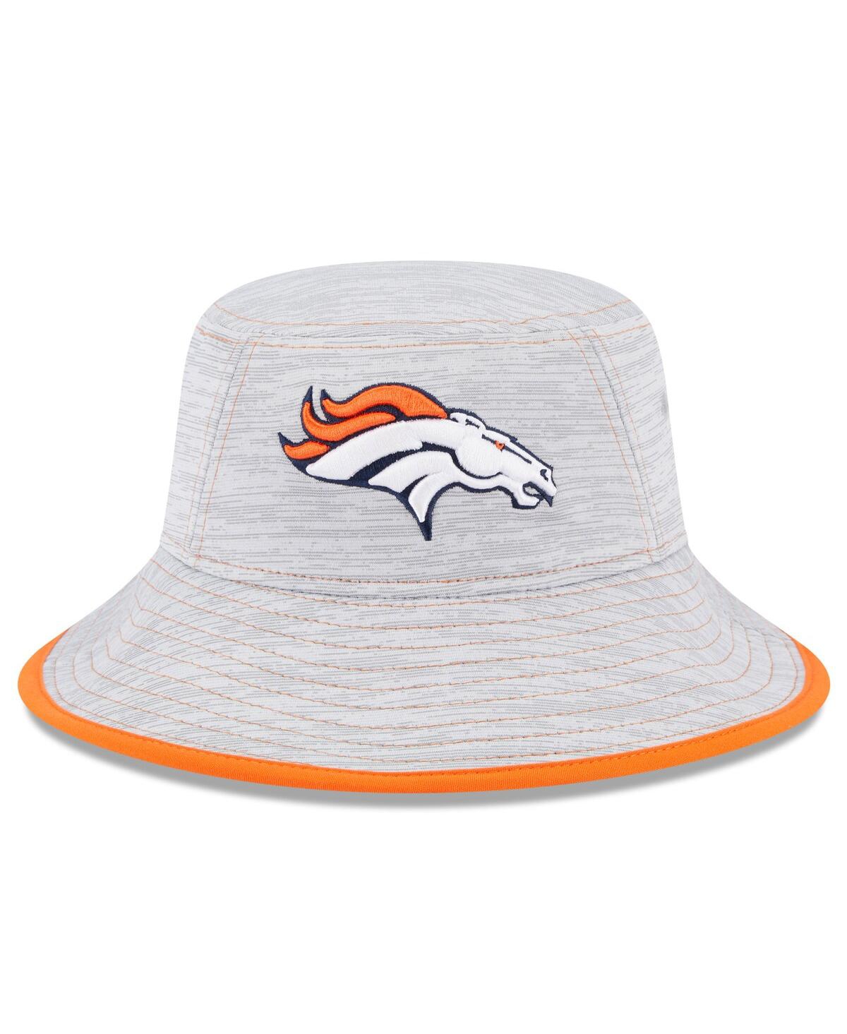 Shop New Era Men's  Gray Denver Broncos Game Bucket Hat