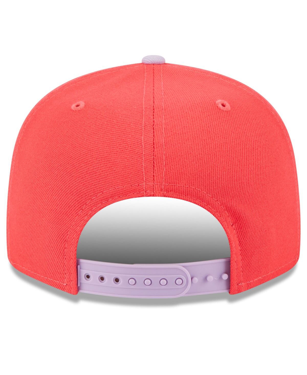 Shop New Era Men's  Red, Purple Oakland Athletics Spring Basic Two-tone 9fifty Snapback Hat In Red,purple