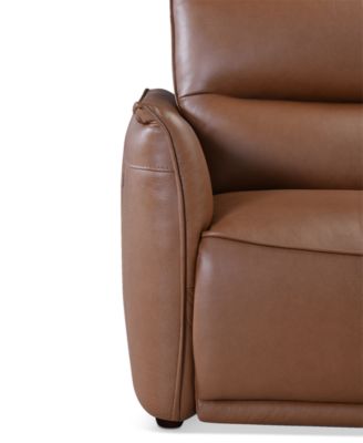 Polner 63" Leather Power Motion Loveseat, Created for Macy's