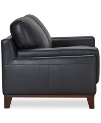 Jeddo 70" Leather Loveseat, Created for Macy's