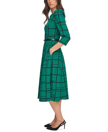 Macy's calvin hotsell klein green dress