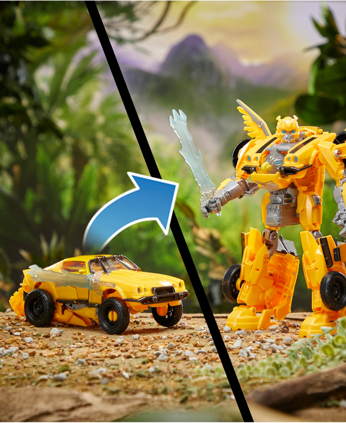 Transformers : Rise Of The Beasts Beast-mode Bumblebee In No Color