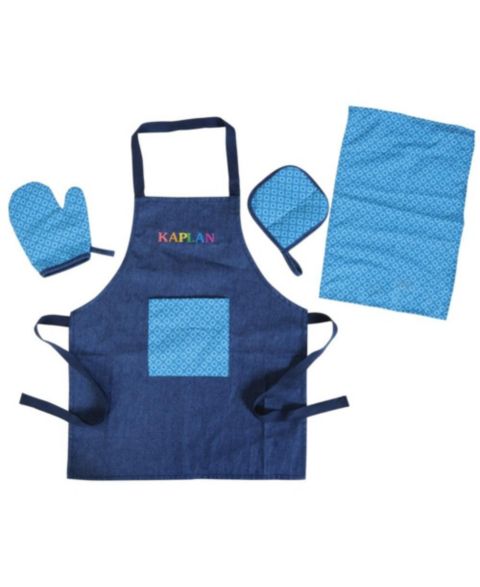 Детские игрушки Kaplan Early Learning Lil' Cooks Denim 4-Piece Apron Set, Ages 2+