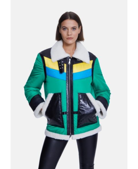 Женские куртки Furniq UK Shearling Ski Coat