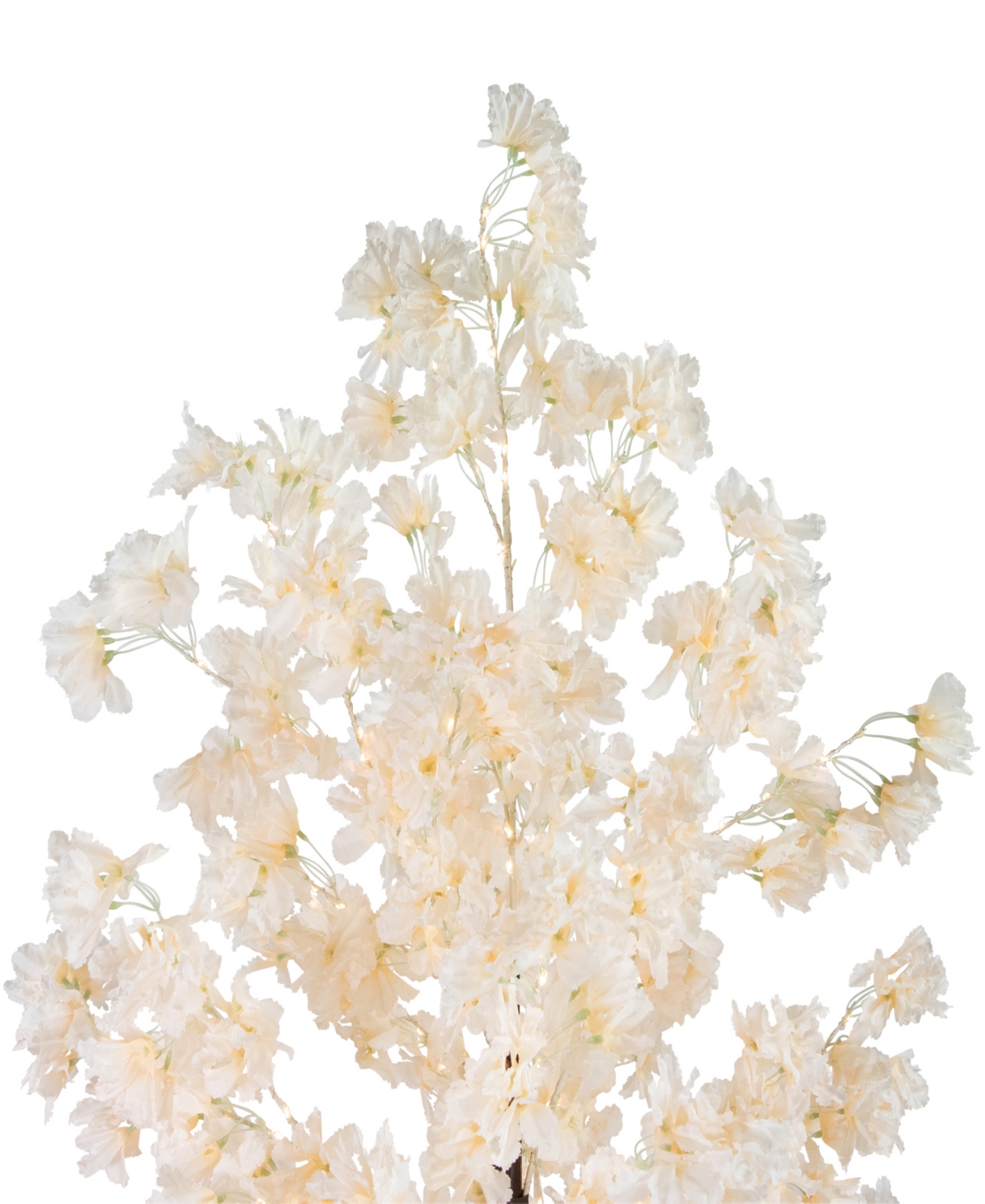 Northlight 6' Light Emitting Diode (led) Lighted Floral Artificial Tree Warm Lights In White