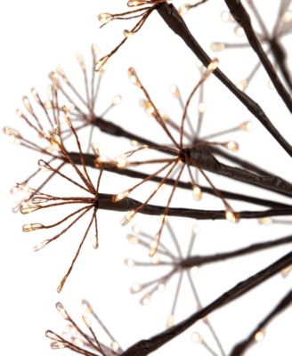 12" Pre-Lit Light Emitting Diode (LED) Christmas Ball Decoration Warm Lights