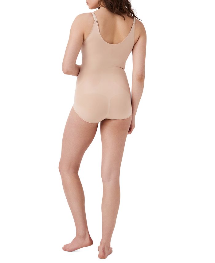 Spanx Women's Oncore Open-Bust Mid Bodysuit - Nude