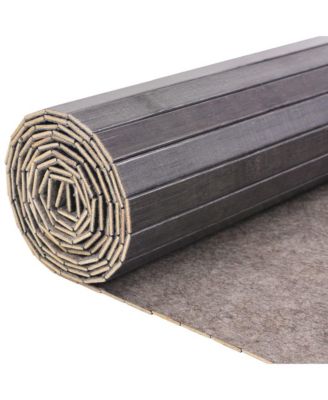 Room Divider Bamboo Gray 98.4"x65"