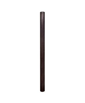 Room Divider Bamboo Dark Brown 98.4"x65"