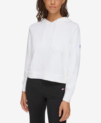 Tommy Hilfiger - Women's Cropped Pullover Hoodie