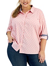 Tommy Hilfiger Plus Size Tops for Women - Macy's