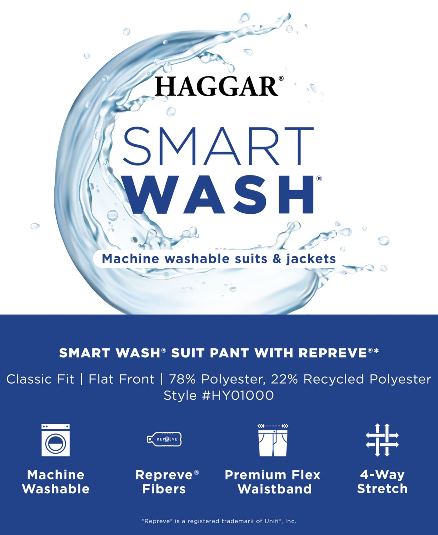Мужской костюм Smart Wash&reg; Классического кроя с отделенными пиджаками