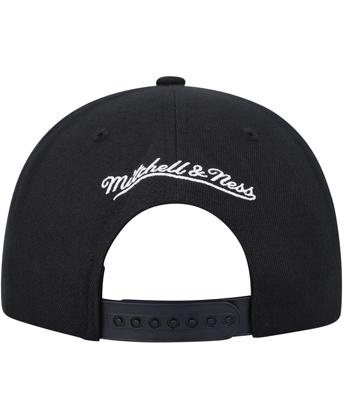 Shop Mitchell & Ness Men's  Black Brooklyn Nets Soul High-grade Fade Undervisor Snapback Hat