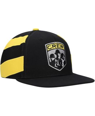Men's Black Columbus Crew Jersey Hook Snapback Hat