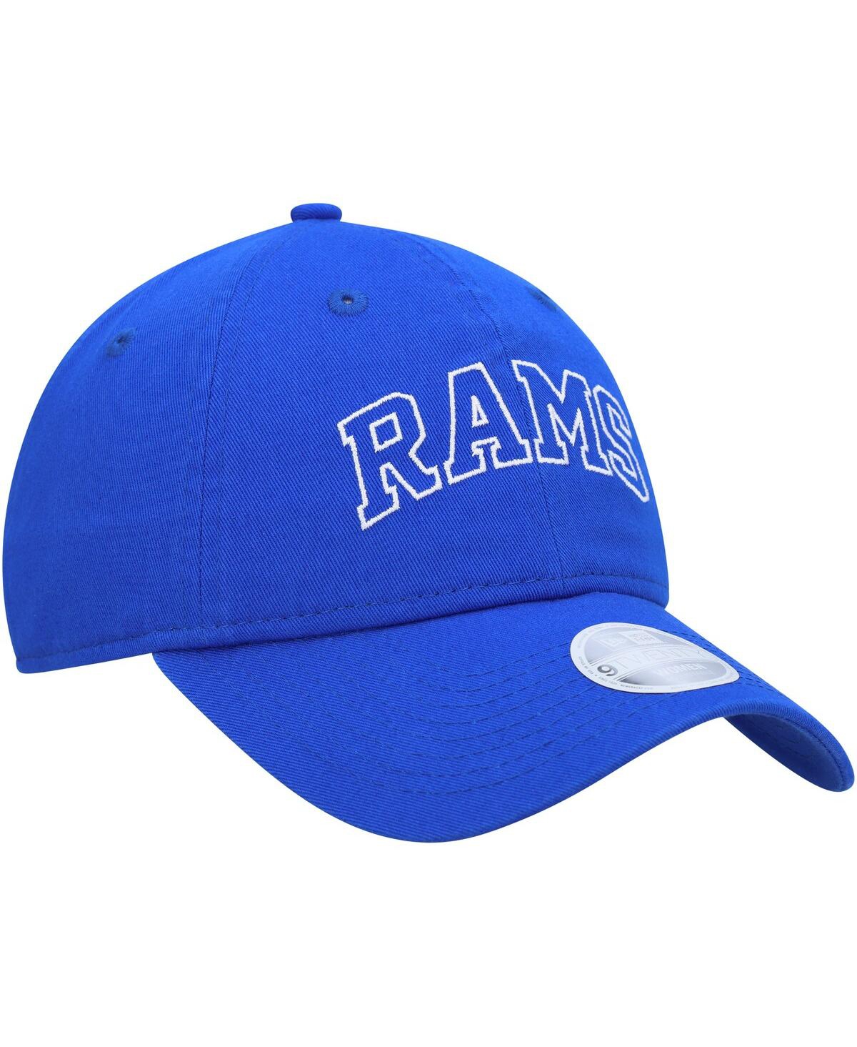 Women's New EraLos Angeles Rams Collegiate 9TWENTY Adjustable Hat - Royal