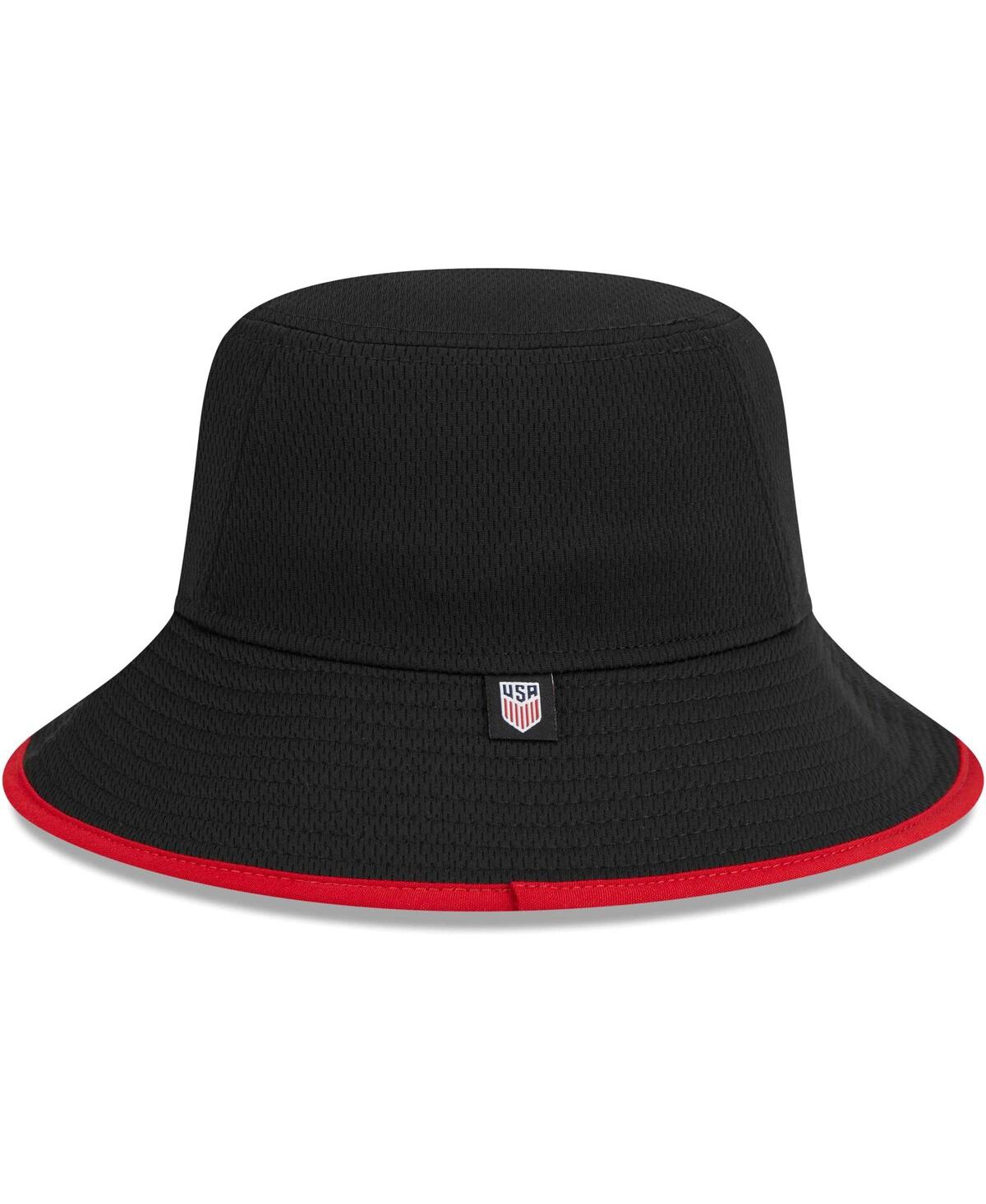 New Era Men's  Navy Usmnt Crest Bucket Hat In Navy