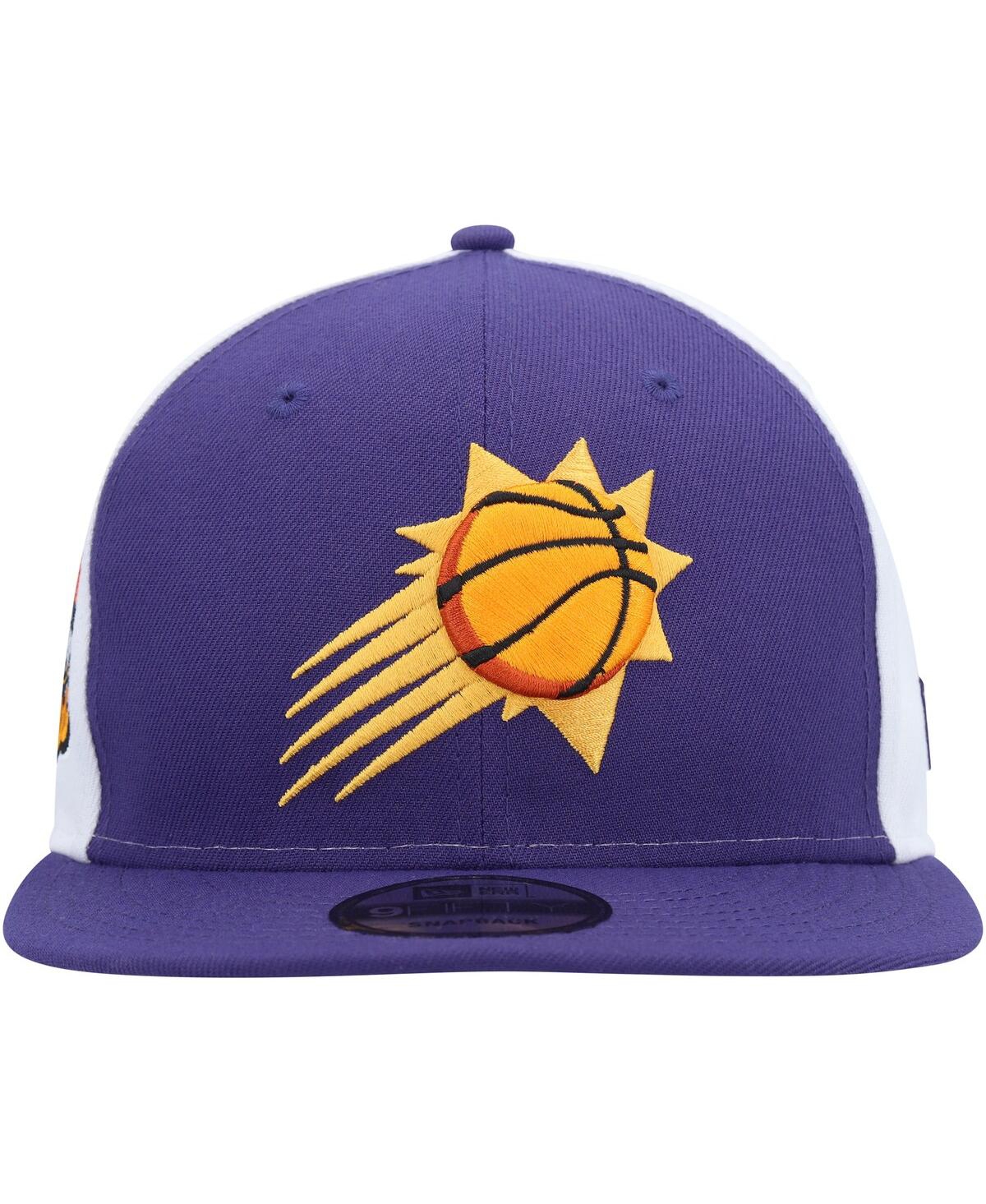 Shop New Era Men's  Purple Phoenix Suns Pop Panels 9fifty Snapback Hat