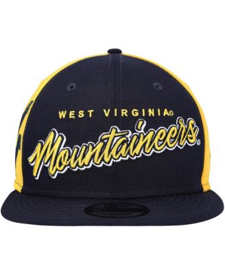Men's Navy West Virginia Mountaineers Outright 9FIFTY Snapback Hat