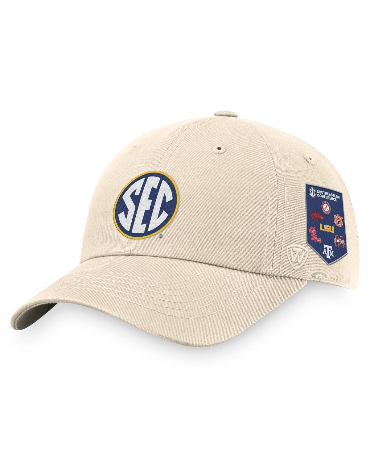 Shop Top Of The World Men's  Natural Sec Banner Adjustable Hat