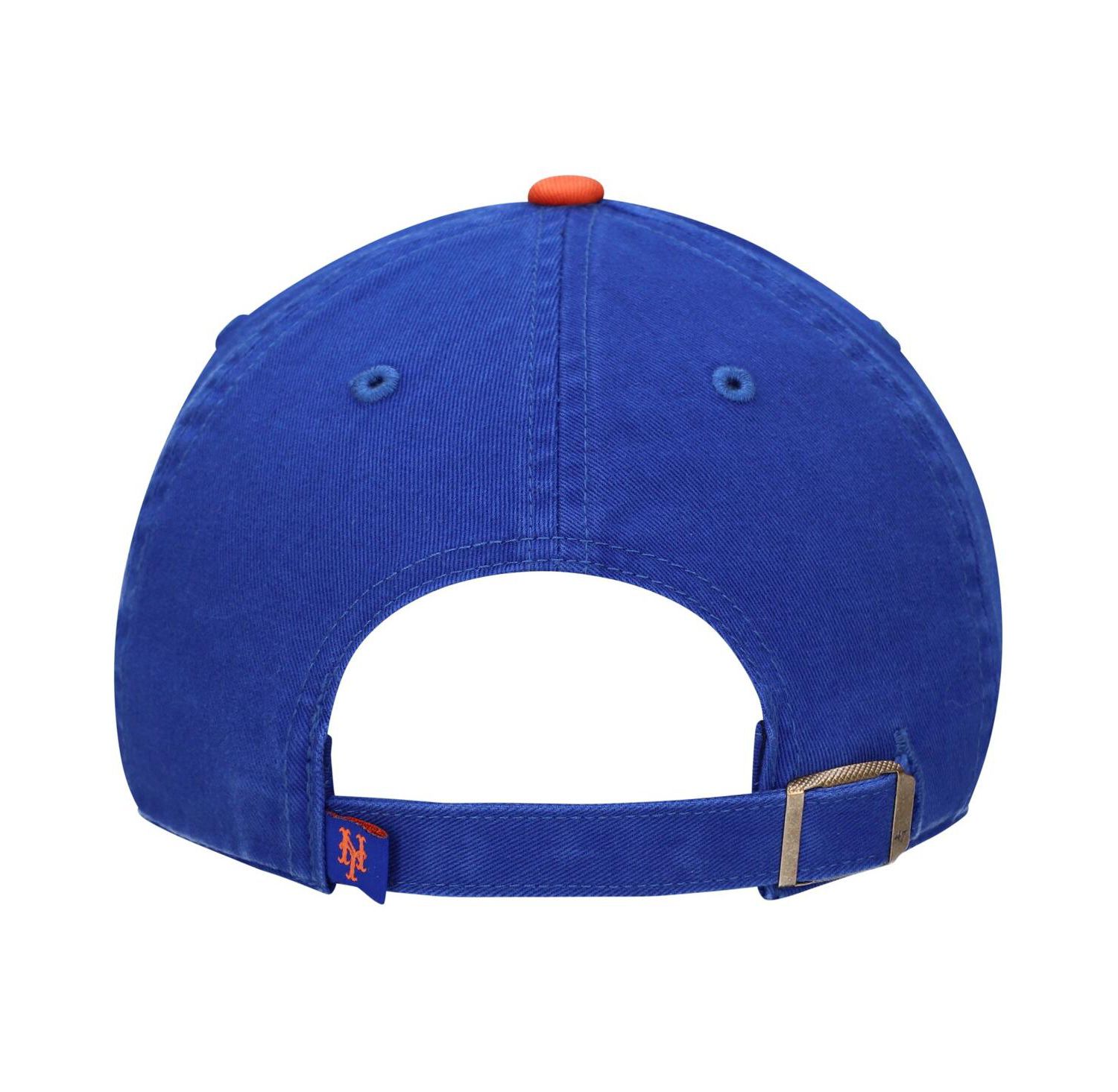 Youth Boys and Girls Royal New York Mets Team Logo Clean Up Adjustable Hat