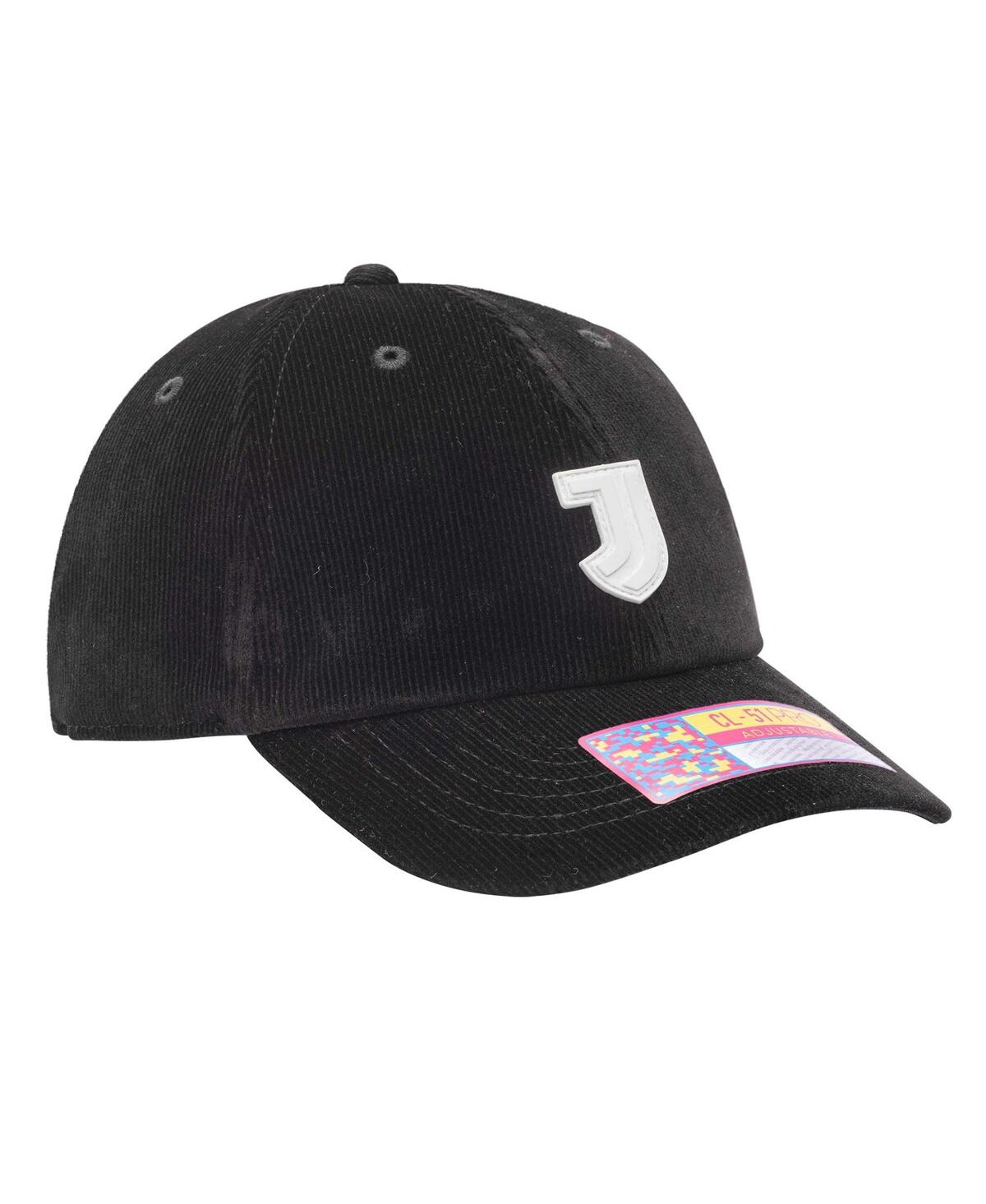 Shop Fan Ink Men's Black Juventus Casuals Classic Adjustable Hat