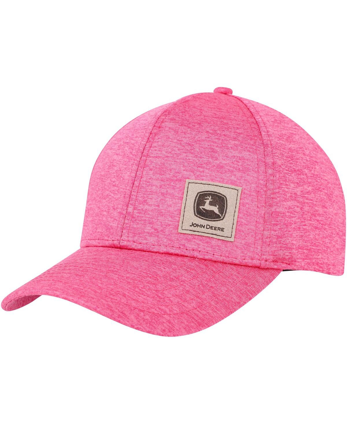 Women's Top of the World Pink John Deere Classic Space-Dye Adjustable Hat - Pink
