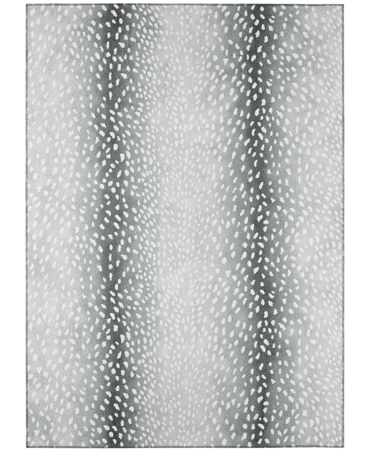 Addison Safari Outdoor Washable ASF33 8' x 10' Area Rug - Gray