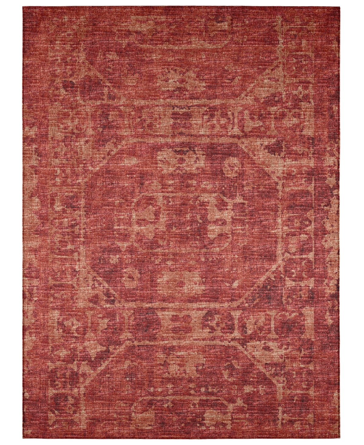 Addison Othello Outdoor Washable AOT32 9' x 12' Area Rug - Copper