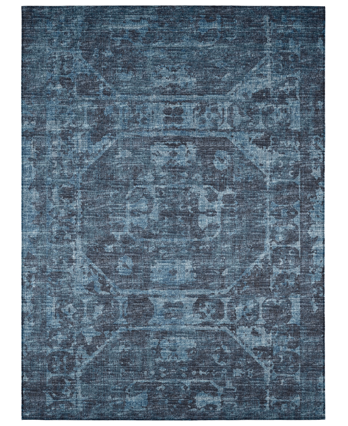 Addison Othello Outdoor Washable AOT32 9' x 12' Area Rug - Navy