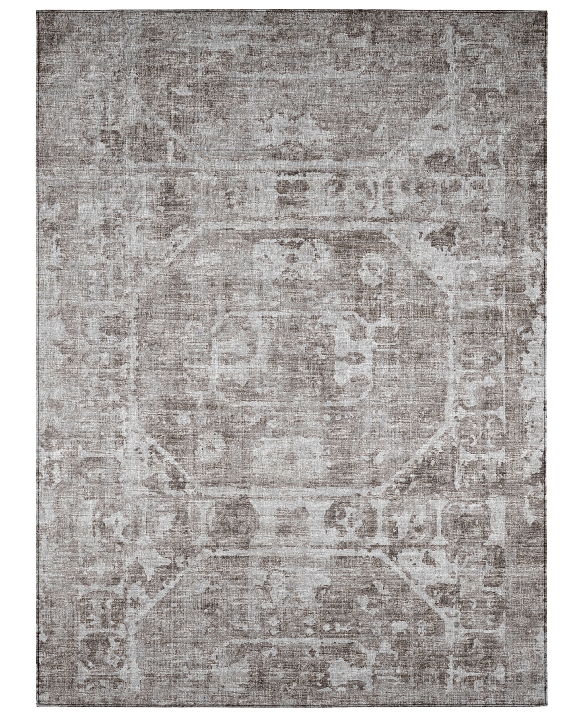 Addison Othello Outdoor Washable AOT32 9' x 12' Area Rug - Mocha