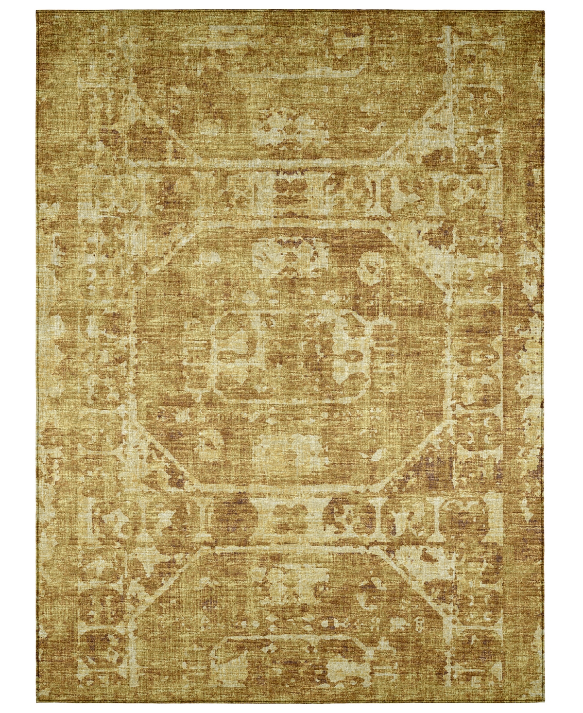 Addison Othello Outdoor Washable AOT32 9' x 12' Area Rug - Maize