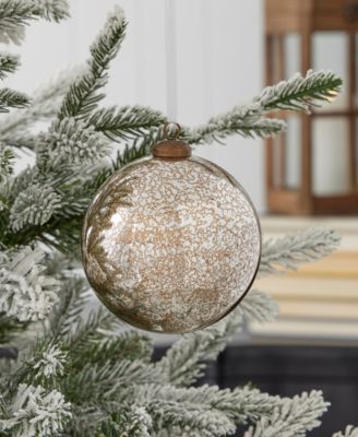 Mercury Glass Ornament 100 Millimeter, Set of 3