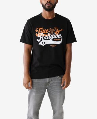 True Religion Men's Short Sleeve Relaxed Old Skool T-shirt Macy's