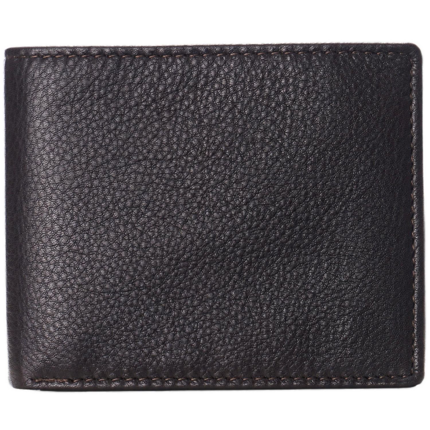 Men's Wallet for Men RFID Protected Leather Wallet Spencer Bifold Divided Bill Section Gift Box 2 ID Windows 14 Card Storage Pockets