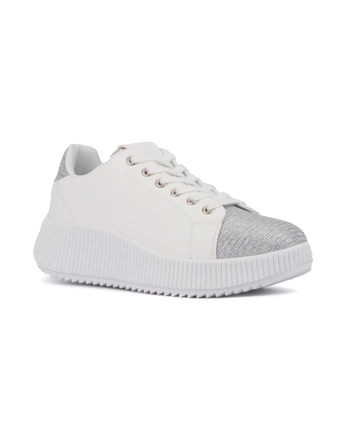Women's Camryn- Chunky Platform Sneaker -silver