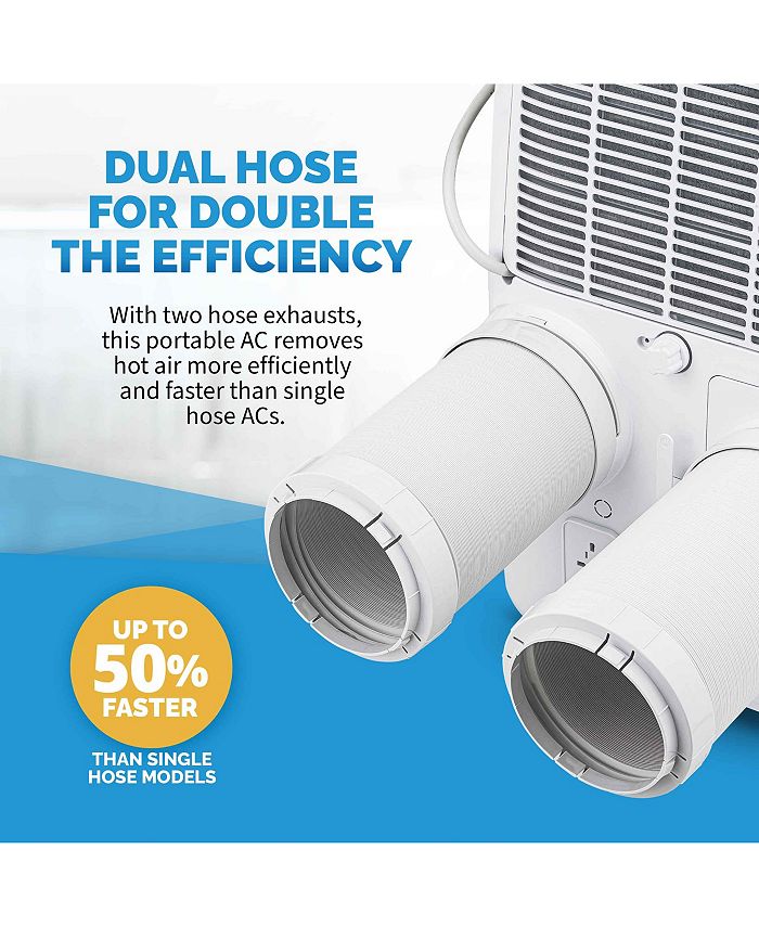 Newair 14,000 BTU Dual Hose Portable Air Conditioner and Heater (8,000