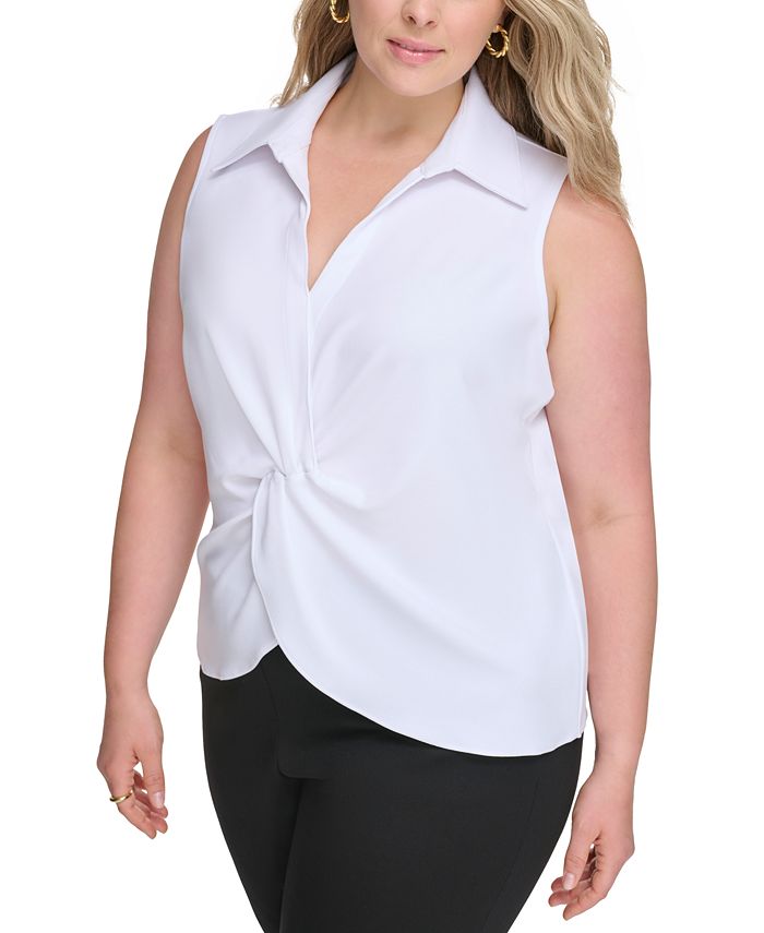 Cashmere Sleeveless Twist Top main image 1