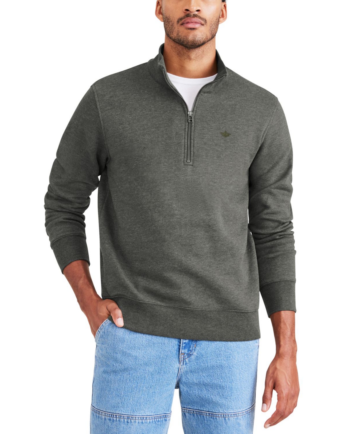 Dockers quarter best sale zip sweater