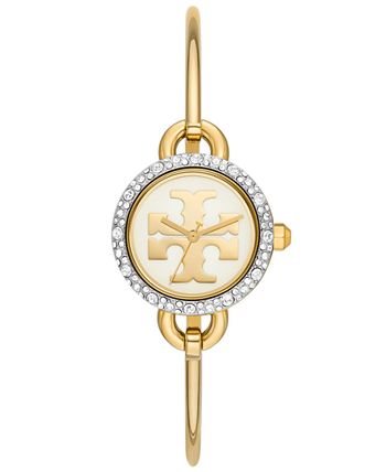 Tory Burch Women's The Miller Gold-Tone Stainless Steel Bangle