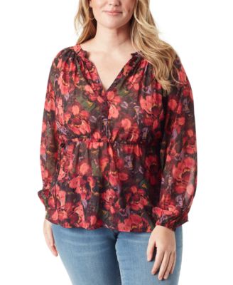 Jessica Simpson - Trendy Plus Size Marjorie Peplum Top