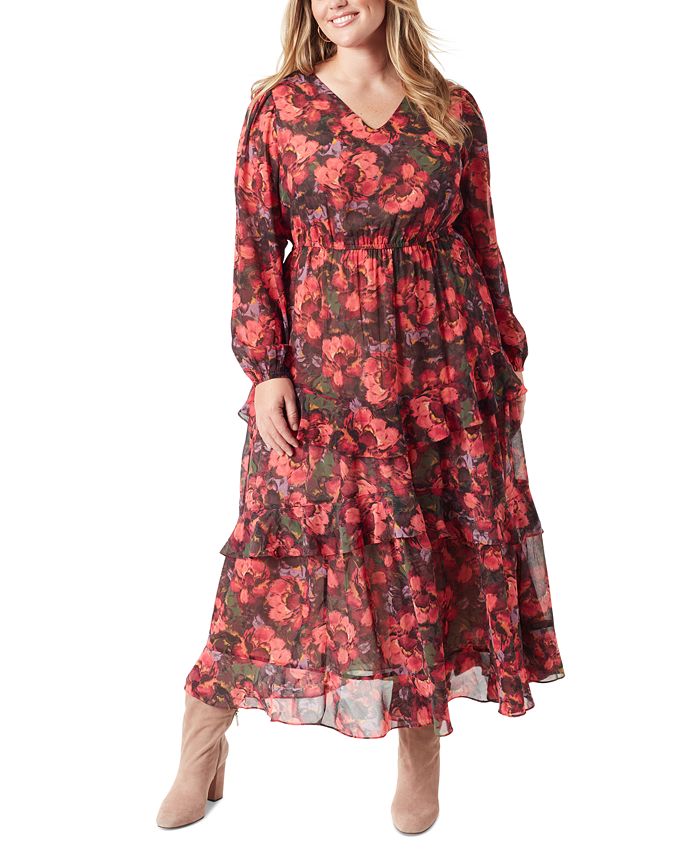 Jessica Simpson Maternity Ruffled A-Line Dress - Macy's