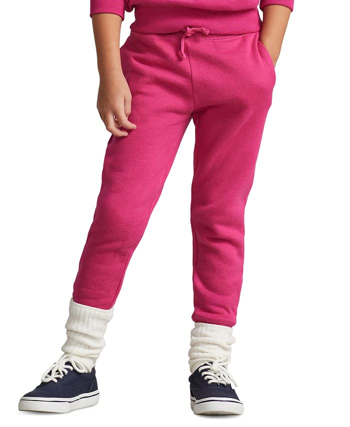 Polo Ralph Lauren Toddler and Little Girls Fleece Jogger Pants - Macy's