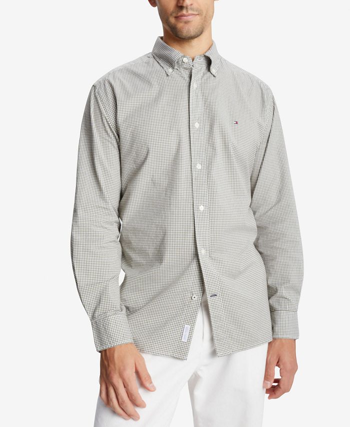 Tommy hilfiger gingham hot sale shirt